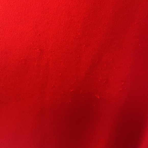 Red short dress, shorter on one side. - Picture 3 of 3